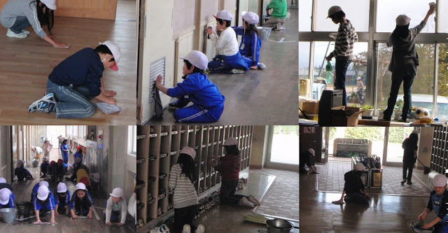 limpieza escuelas japón
