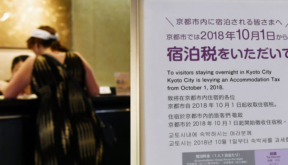 Kioto impuesto alojamiento turistas